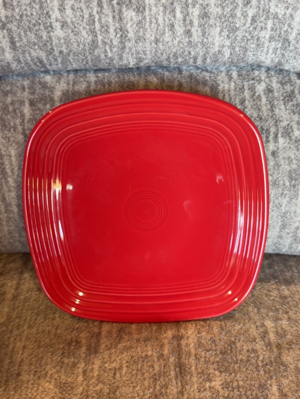 Fiesta square scarlet red salad plate 7.5 inch
